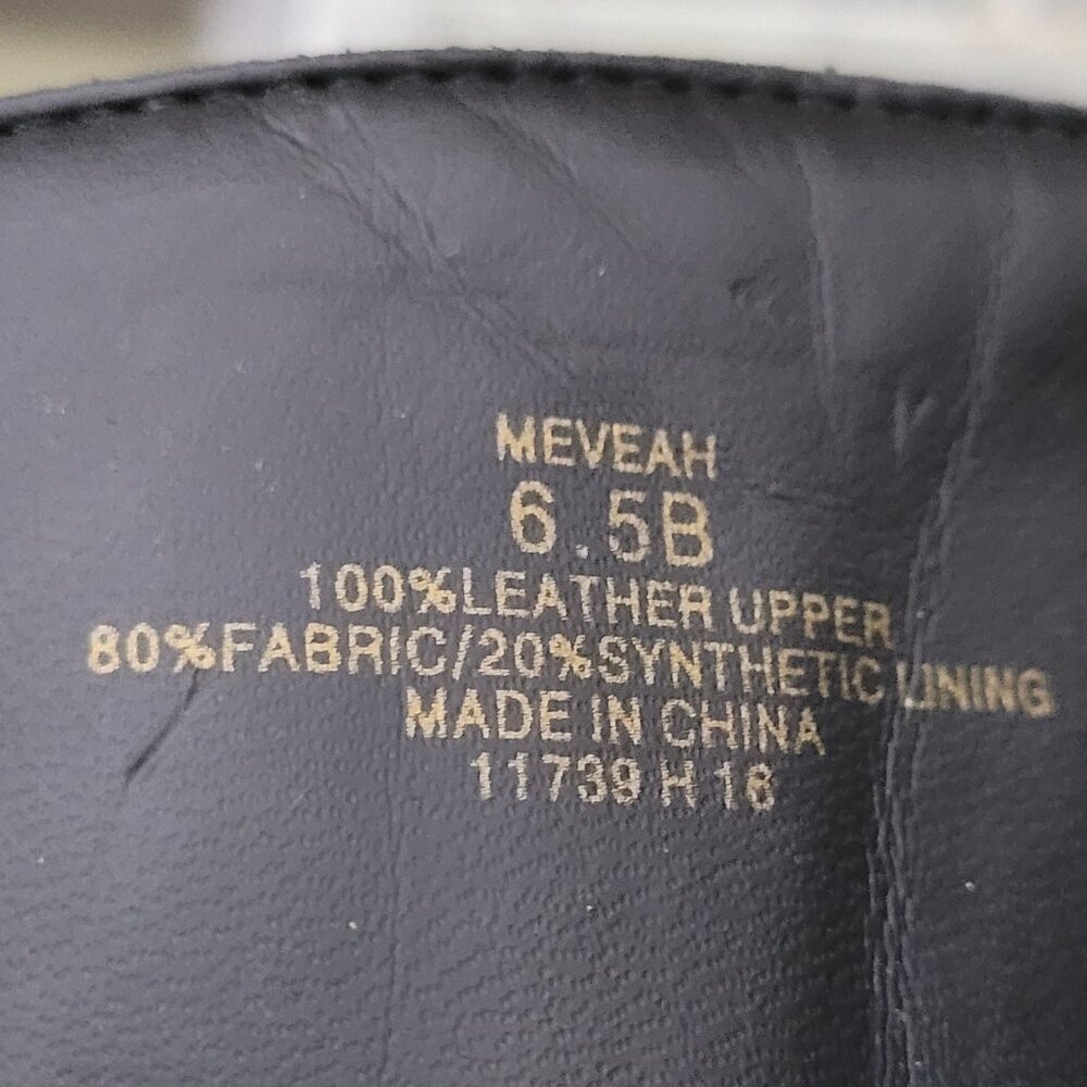 Lauren Ralph Lauren Meveah Black Leather Knee High Riding Boots 6.5 B - Picture 8 of 9